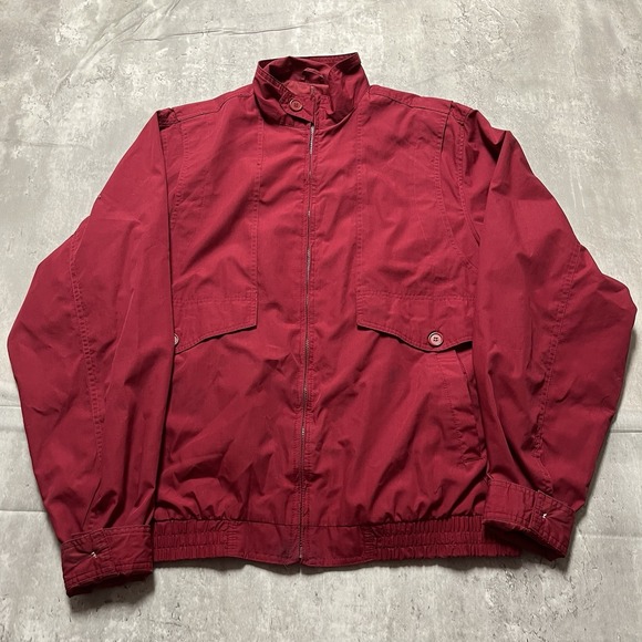 Whitefish Bay Other - 1990's Vintage Whitefish Bay Puffer Jacket Red Burgundy Fleece Lined Size Large